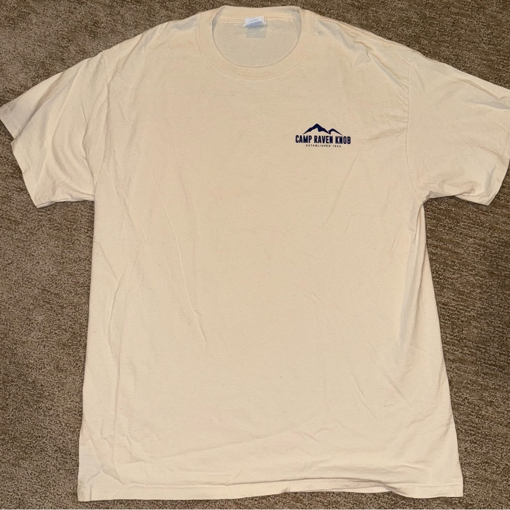 Cream T-Shirt Camping Camp Raven Knob